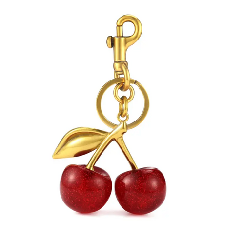 Cherry Bag Charm