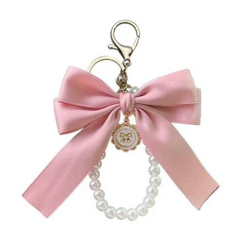 Bow Pearl Charm