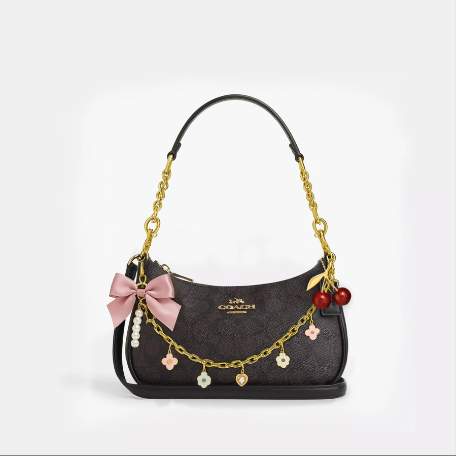 Teri Shoulder Bag - Free Flower Charm