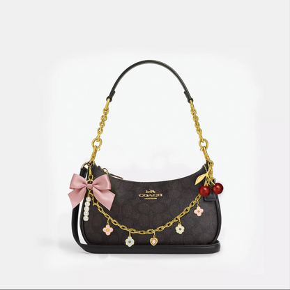 Teri Shoulder Bag - Free Flower Charm